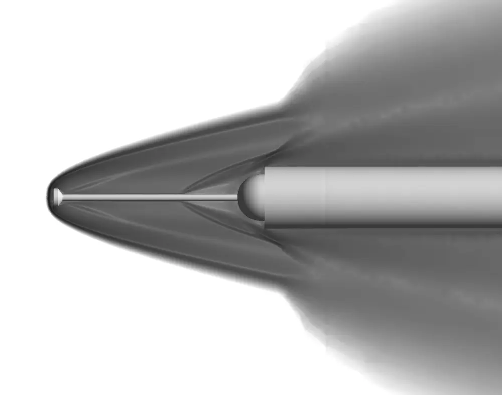 Spiked nose at Mach 6