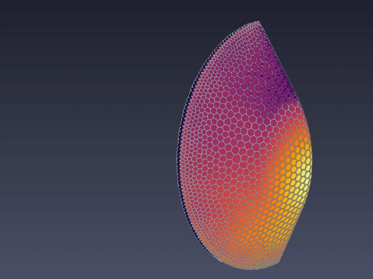 Heat shield surface heat flux